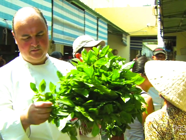 Market and Cooking with the Seabourn Chef