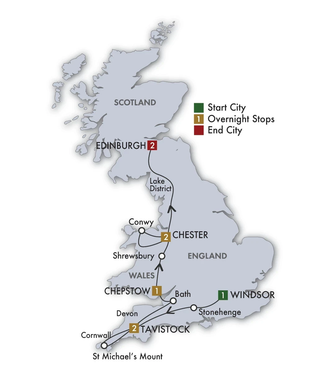 2027 Scenic Britain - 9 Days/8 Nights
