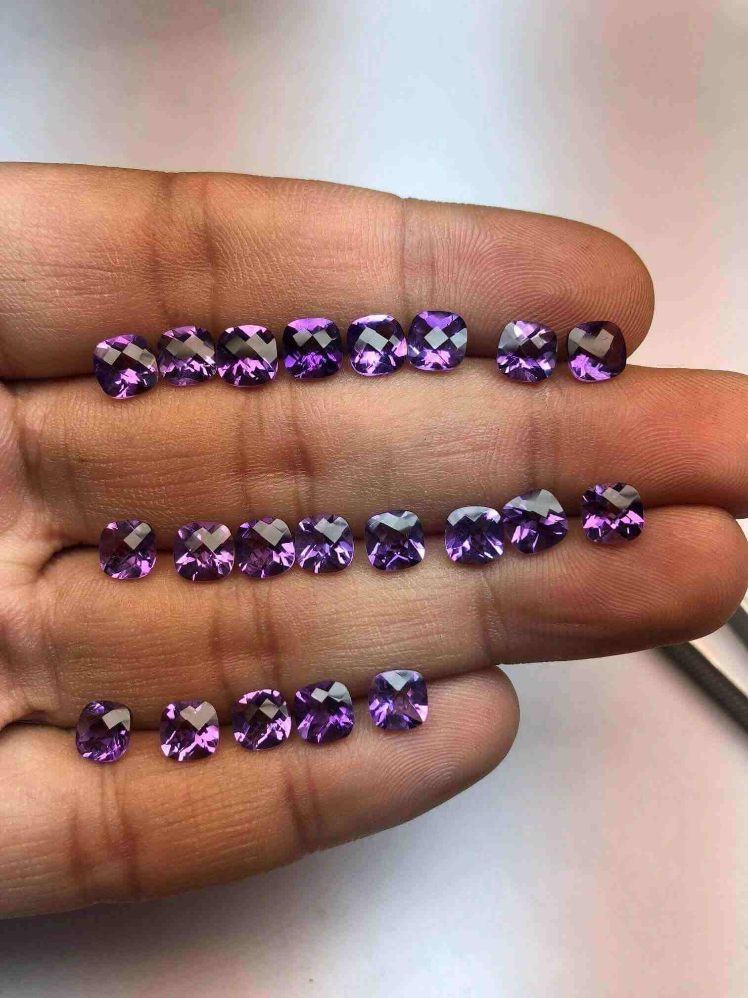 5x5 Cushion Checker African Amy AA+