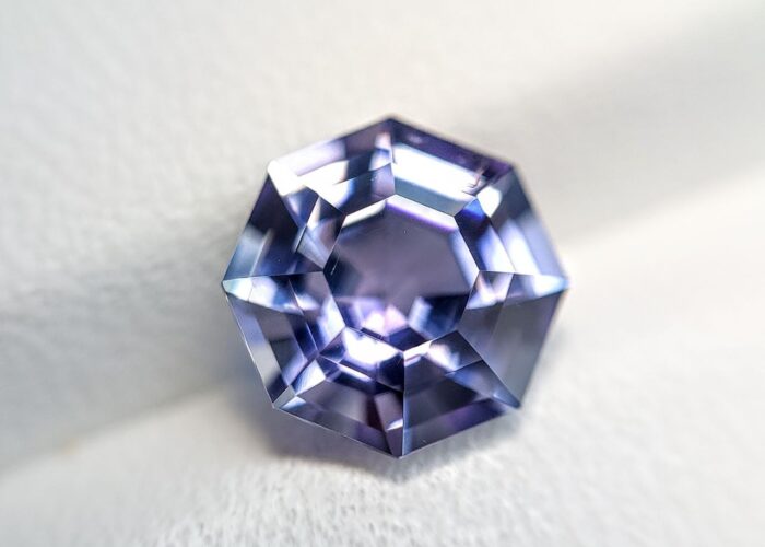A classic Blue Zoisite or Tanzanite with purplish undertone. Cut at NGM, Bangkok