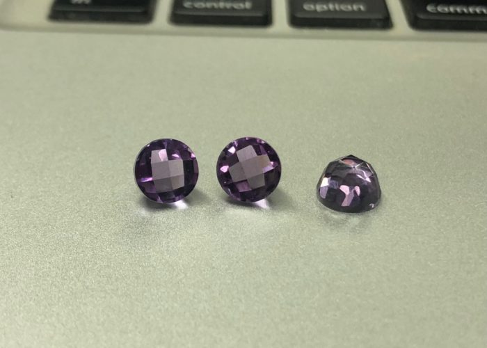 Fancy checkerboard Cut Amethyst