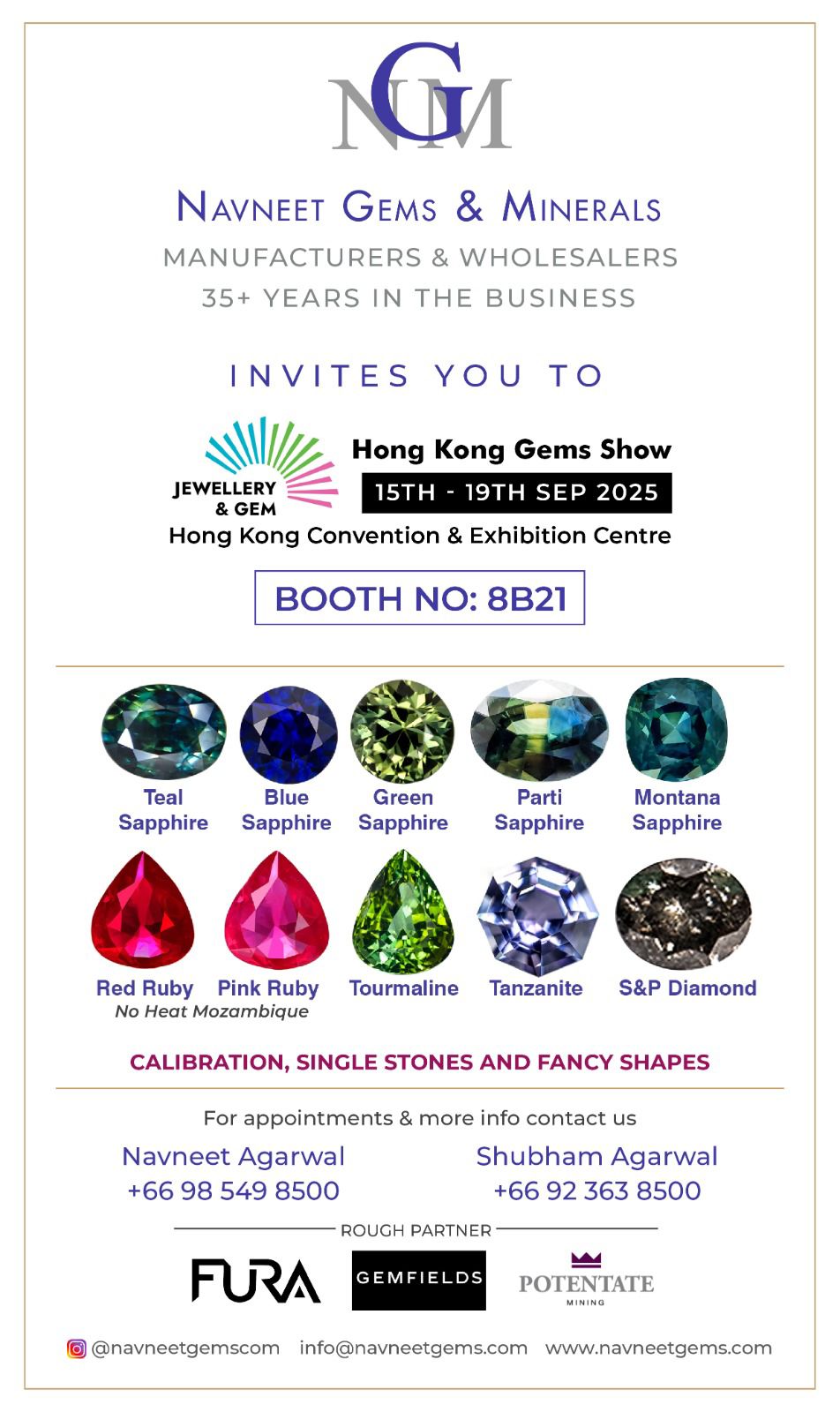 NGM Invitation: Hong Kong Gems Show Sep 2025