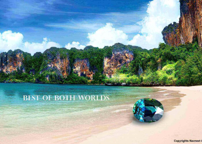 Mermaid sapphires and teal sapphires are truly the best of both worlds