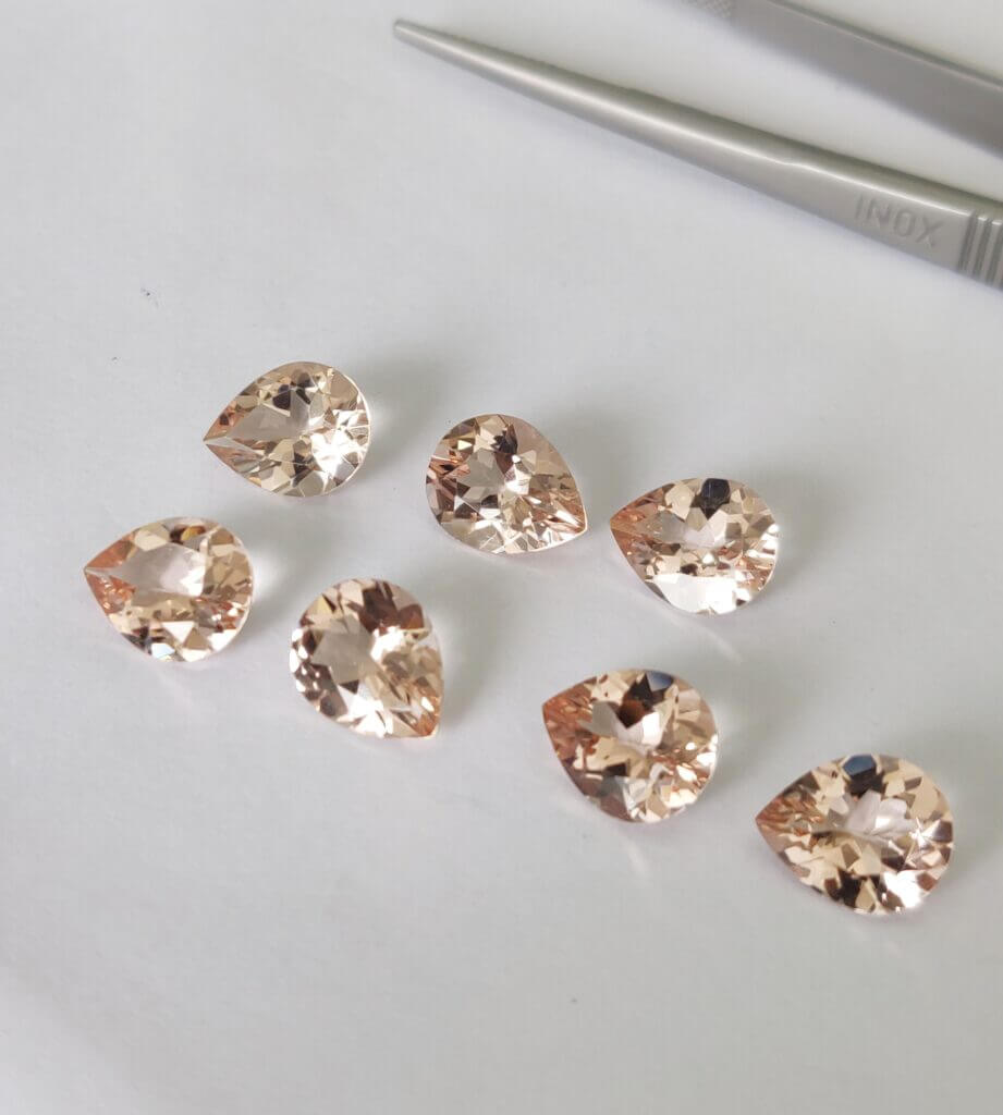 Morganite Pear Cut