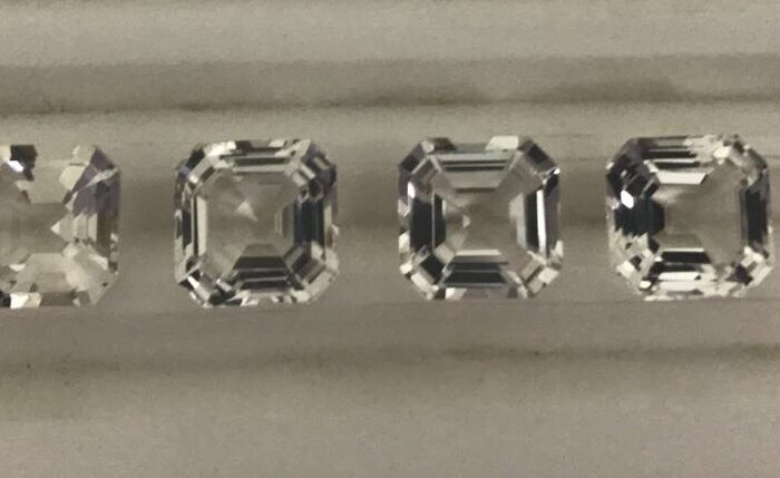 natural white topaz gemstones