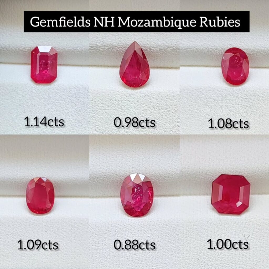 No Heat Vivid Red No Heat Rubies