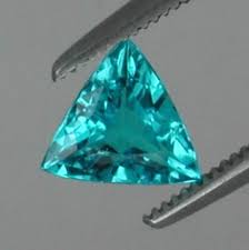 Paraiba Tourmaline Trillion Shaped