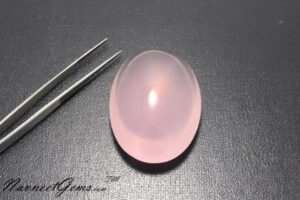 Rose quartz cabochons