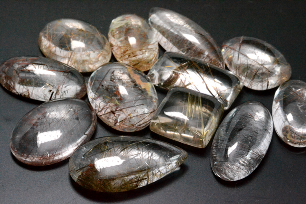 Rutile Quartz Cabochon