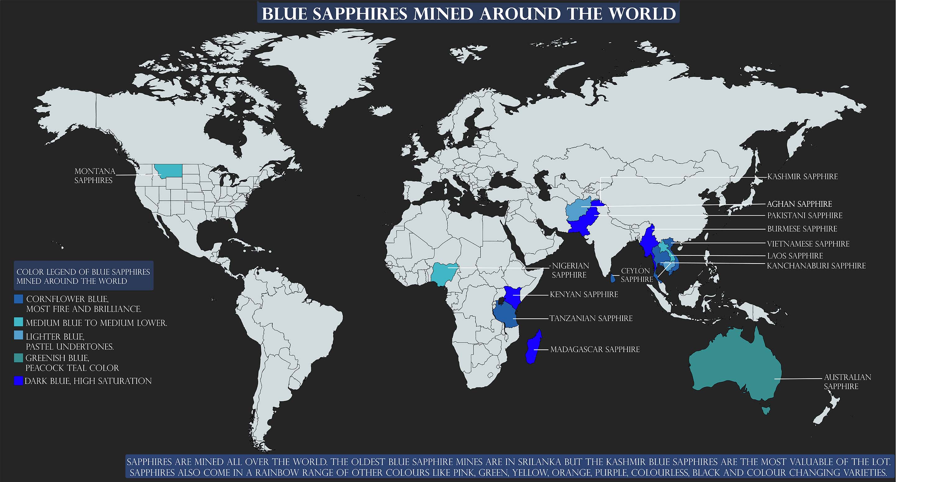 Sapphir mine locations