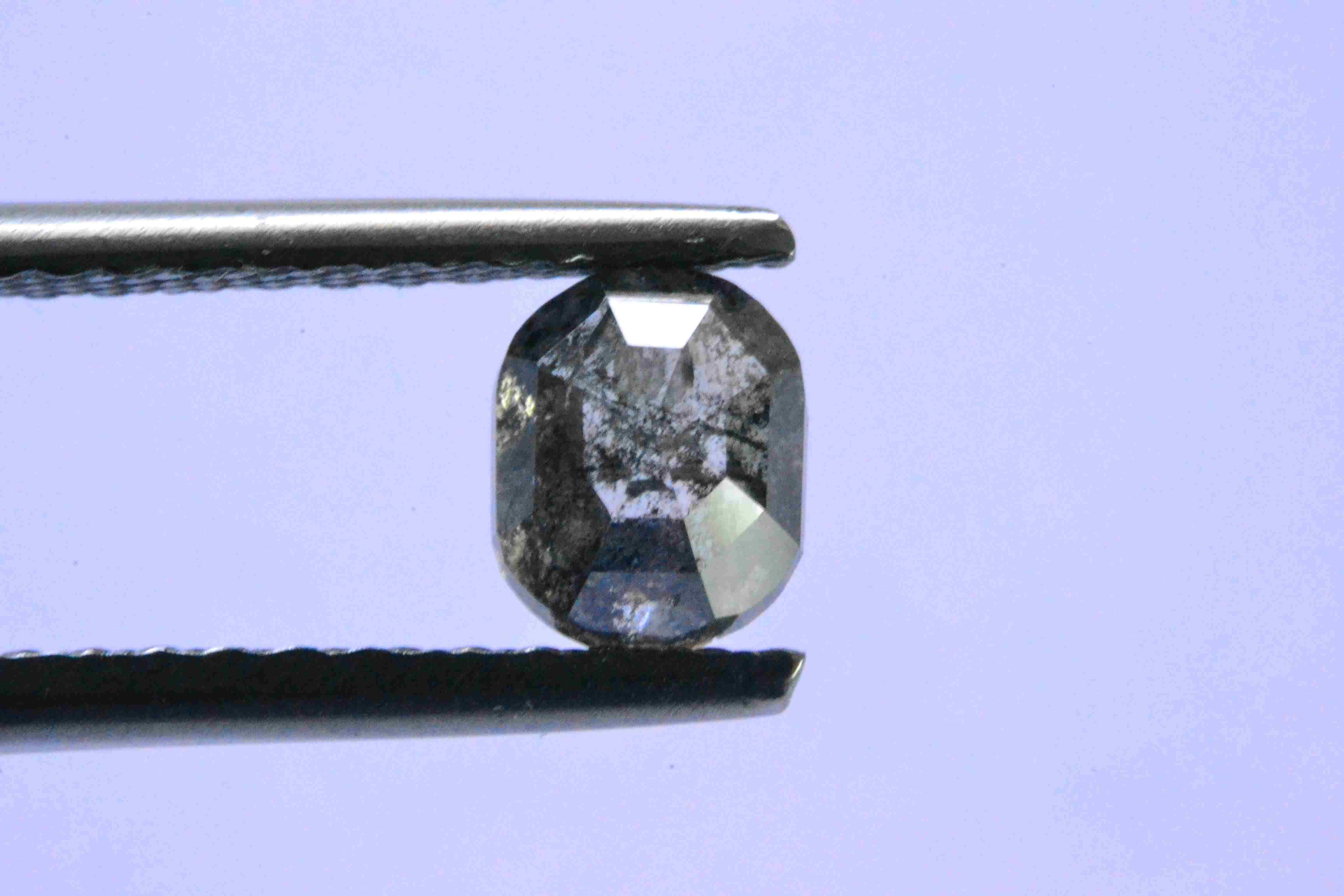 Smoky Grey Salt and Pepper Diamond