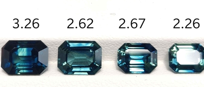 Teal Blue Green Sapphire