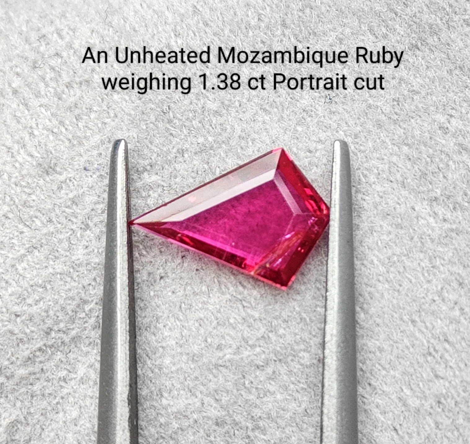 Unheated mozambican ruby - the launch of portrait cut 2024!