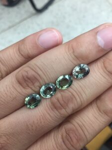 Green Sapphire Ovals