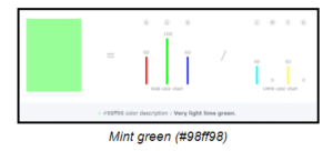 RGB COLOR SCALE