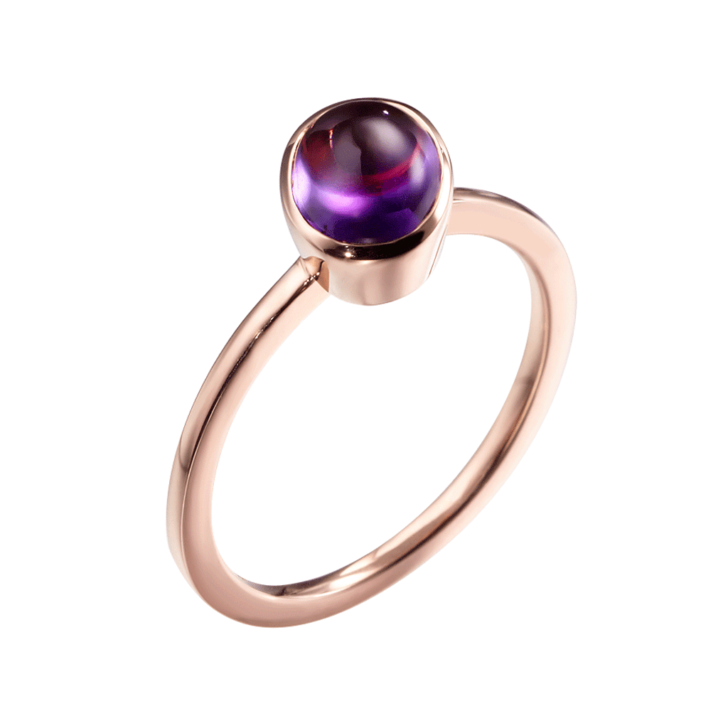 Sliver jewelry gemstone amethyst