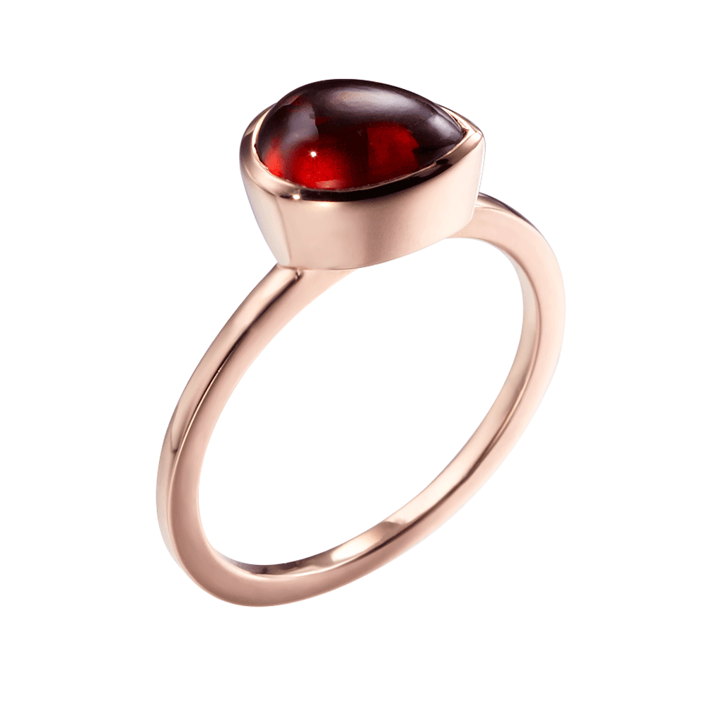 Sliver jewelry gemstone garnet