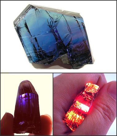 Trichoic in nature as it exhibits three color tones